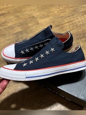 Converse Chuck Taylor All Star Glitter Stars slip-ons